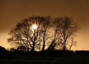 Sunset over Basingstoke